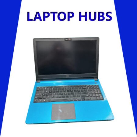 Refurbished Dell laptop  Blue colour  Core i7 processor  6th Generation  8gb ram 256gb ssd 15.6 inch display size