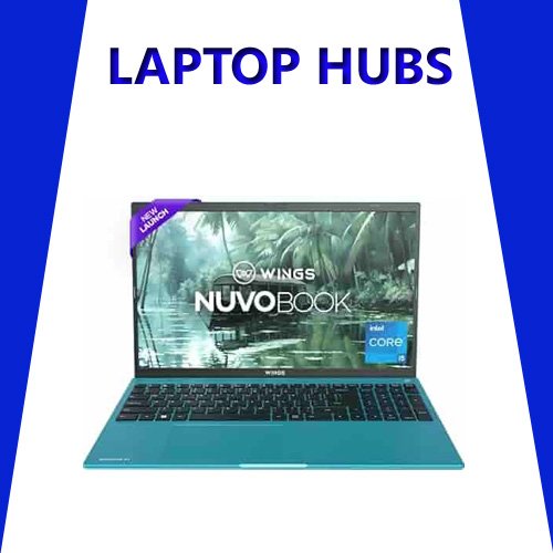 Refurbished Wings laptop  Blue colour  Core i5 processor  11th generation  8gb ram  256gb ssd  15.6 inch display