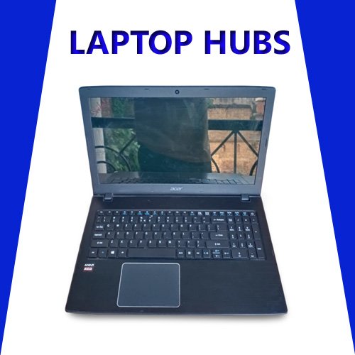 Refurbished Acer Laptop  Black Colour  Amd A10 Processor  6GB Ram  256GB SSD 15.6 Inch Display Size